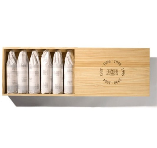 6-btl Pontet Canet Collector Case  (1990, 1994, 1995, 1996, 1998, 1999)